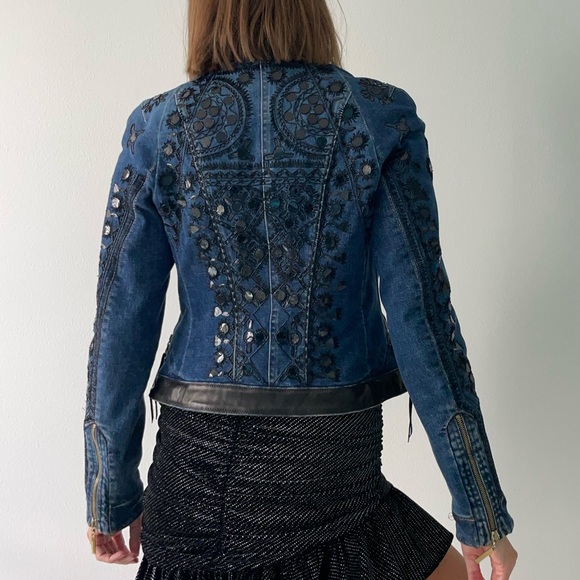 Vintage Rare Roberto Cavalli Denim jacket XS - Picture 1 of 14